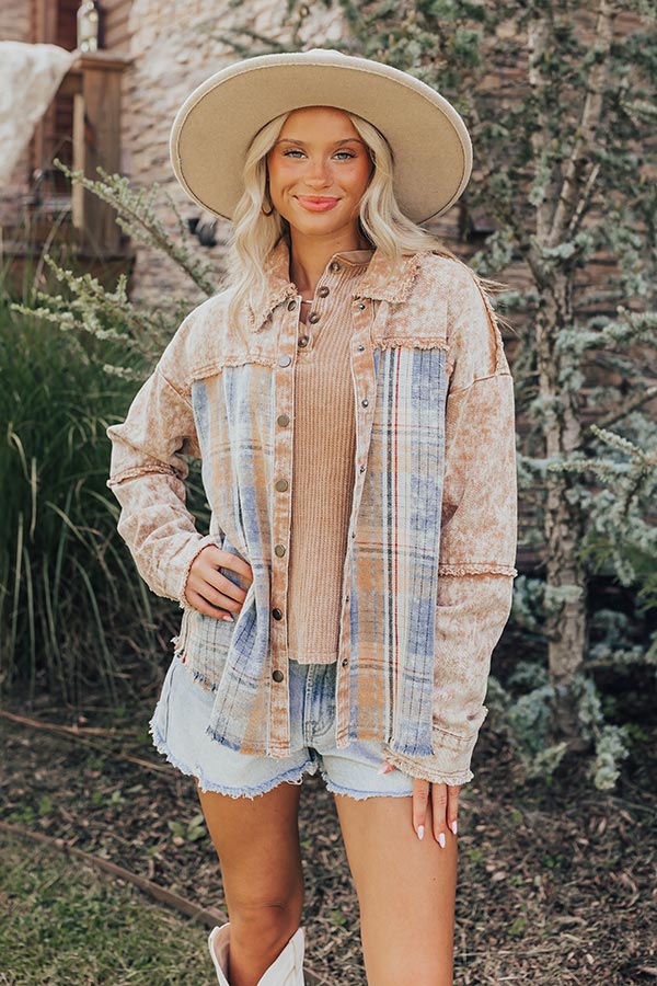 Pumpkin Spice Cutie Vintage Wash Jacket   