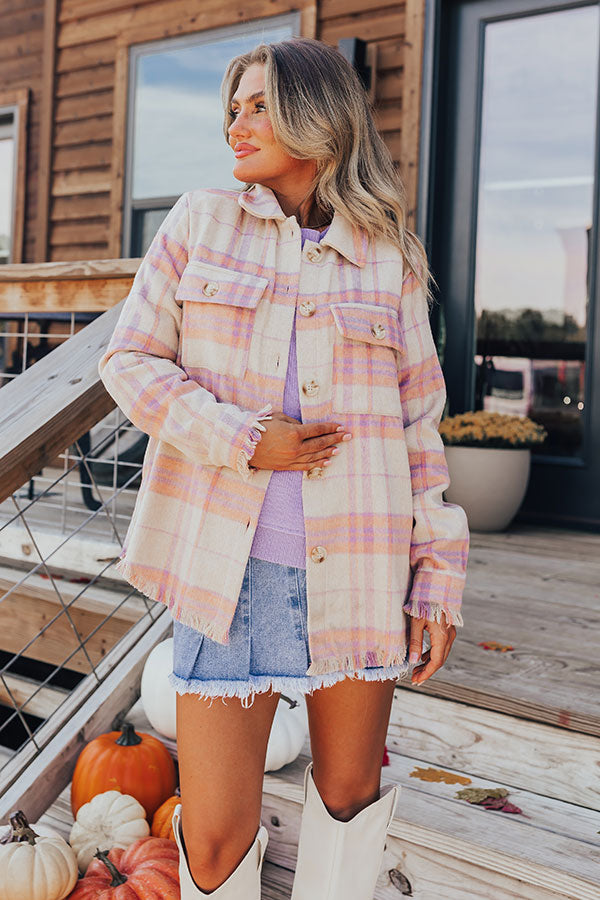 Campfire Cozies Plaid Jacket   