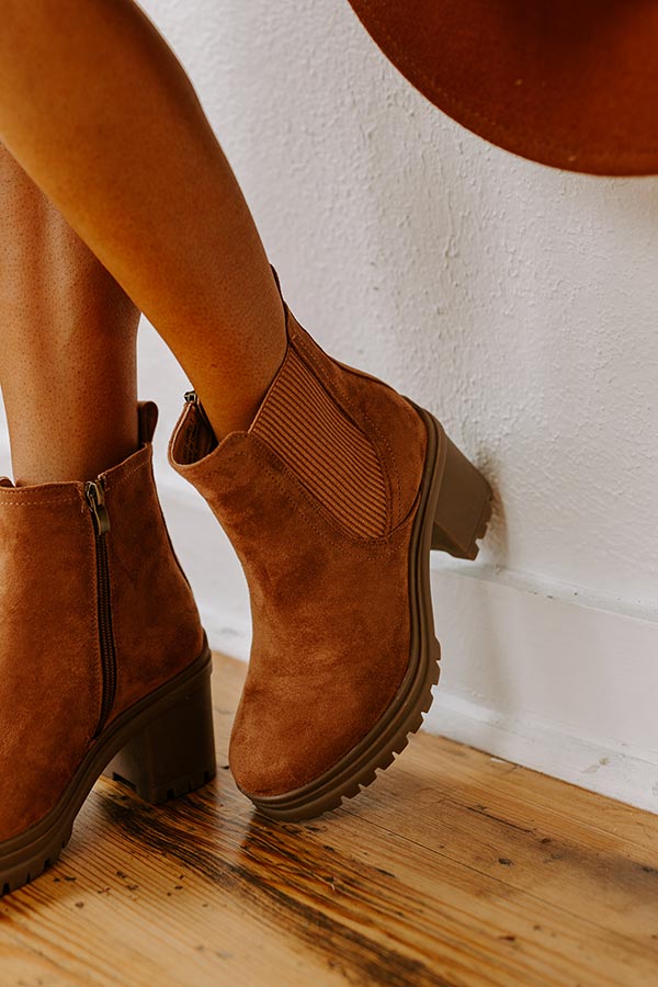 The Trust Issues Faux Suede Bootie