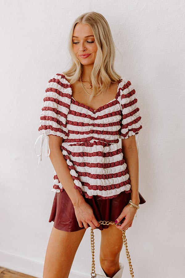 Sweet As Can Be Stripe Top