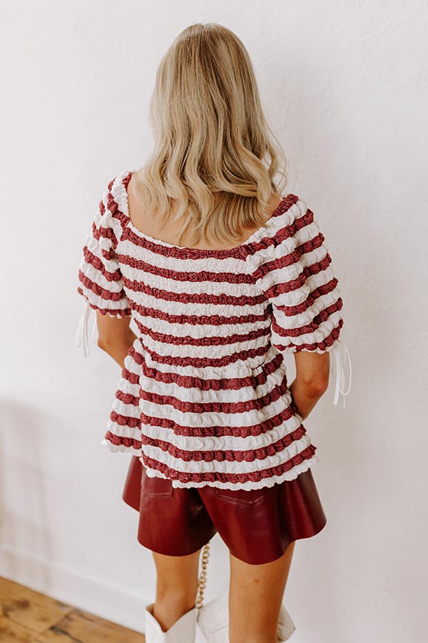 Sweet As Can Be Stripe Top