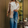 Apple Spiced Wishes Knit Coat in Camel Image - 1