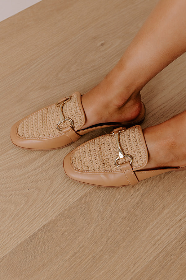 The Hannah Faux Leather Mule Loafer