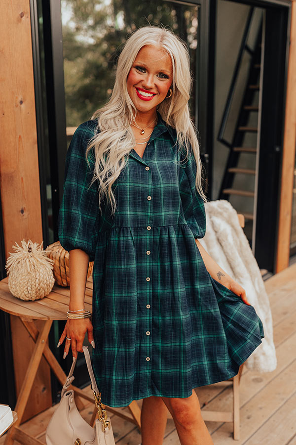 preppy mini dress Pretty And Preppy Plaid Mini Dress