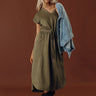 Madison Avenue Stroll Midi in Olive Image - 1