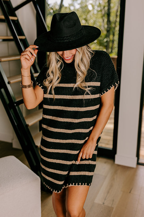 Park Avenue Cutie Stripe Sweater Dress