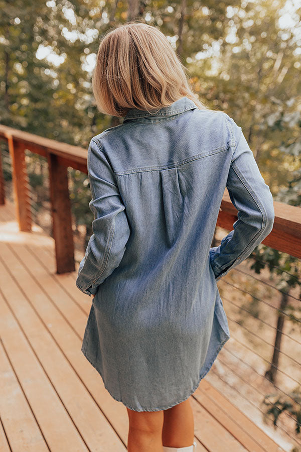 Casually Yours Denim Mini Dress