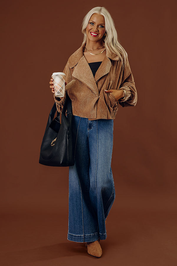 Fall In The City Velvet Jacket Image - 2