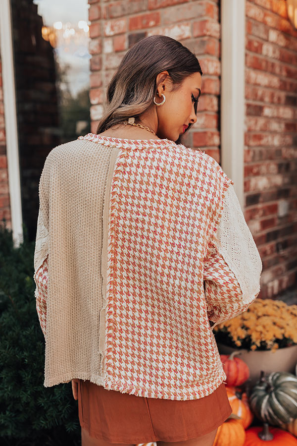 Pumpkin Patch Promises Color Block Sweater