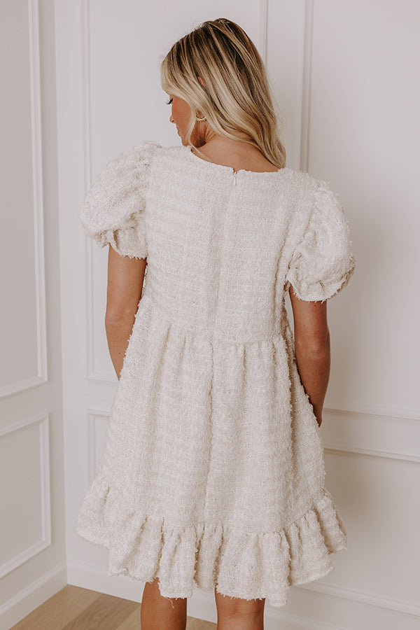 Whimsical Whispers Knit Mini Dress