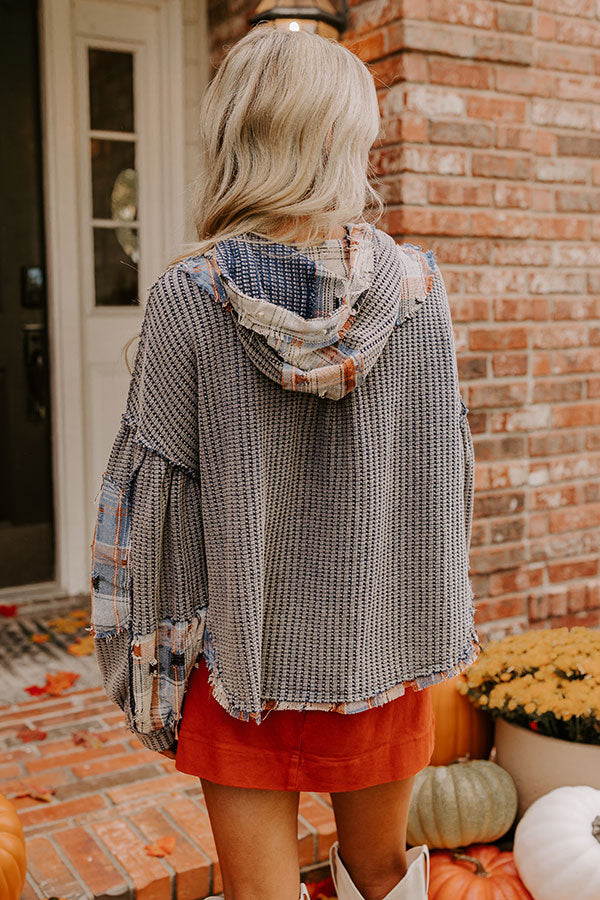 Fall Vibes Waffle Knit Sweater   