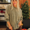 Trailside Cutie Vintage Wash Sweatshirt in Green Image - 1