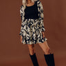 English Countryside Floral Mini Dress Image - 1