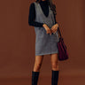 Stylist's Pick Knit Mini Dress in Grey Image - 1