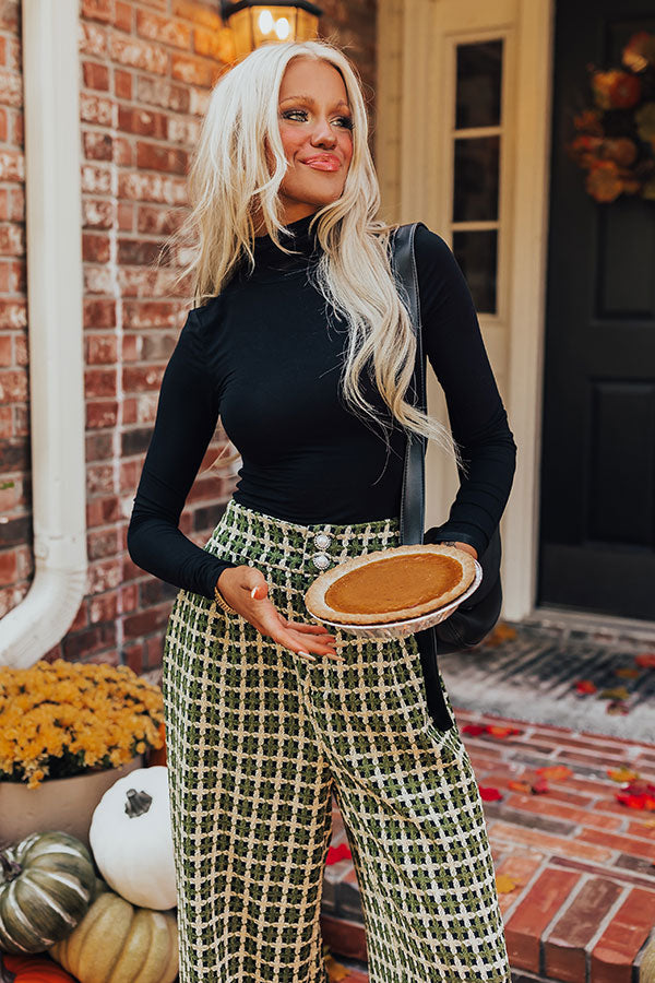 Trendy Go To Long Sleeve Top in Black