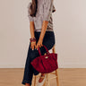Cabernet Sippin Knit Top in Grey Image - 1
