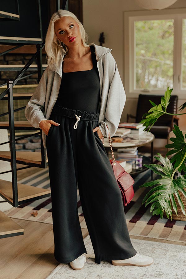 Crisp Morning High Waist Foldover Pants Image - 1