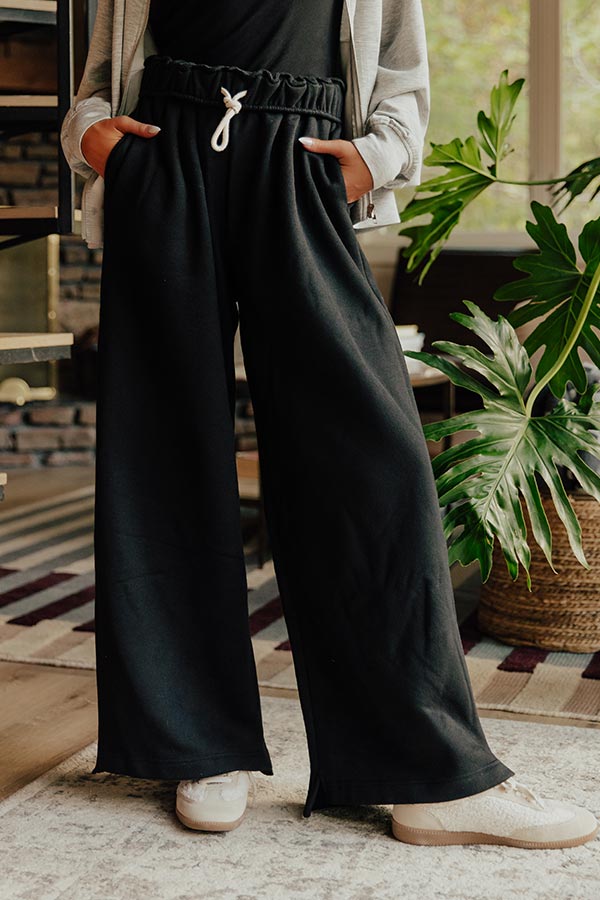 Crisp Morning High Waist Foldover Pants Image - 2