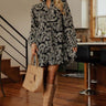 Cabernet Sippin' Embroidered Mini Dress Image - 1