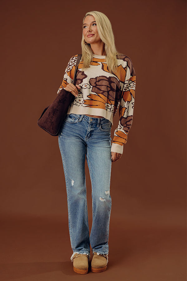 Fall Dreaming Knit Sweater Top Image - 2