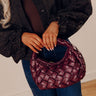 Vogue Views Faux Leather Woven Purse in Windsor Wine Image - 1