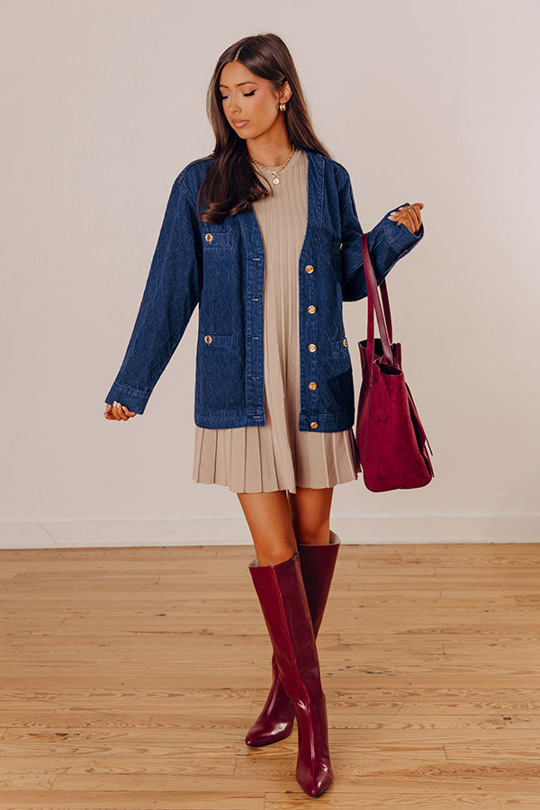 Downtown Chic Denim Jacket