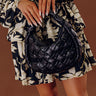 Vogue Views Faux Leather Woven Purse in Black Image - 1