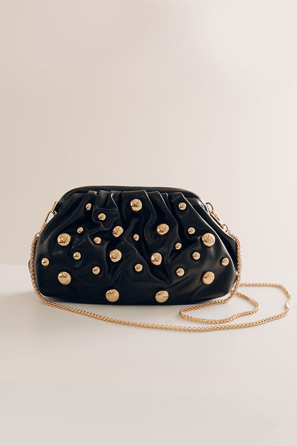Posh Mindset Faux Leather Purse in Black Image - 2
