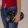 Posh Mindset Faux Leather Purse in Black Image - 1