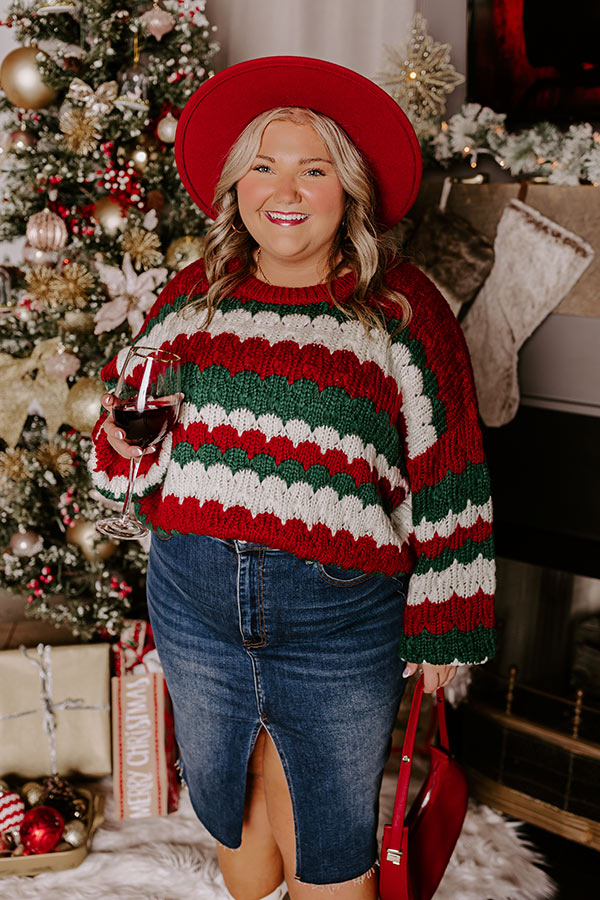 Holiday Cheer Knit Sweater Curves