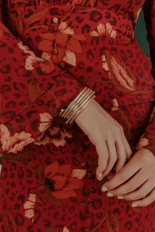 Metropolitan Muse Wrap Bracelet in Gold
