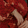 Metropolitan Muse Wrap Bracelet in Gold Image - 1