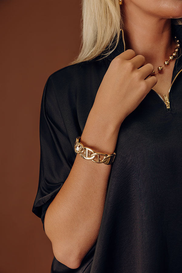 Uptown Elegance Bangle Bracelet