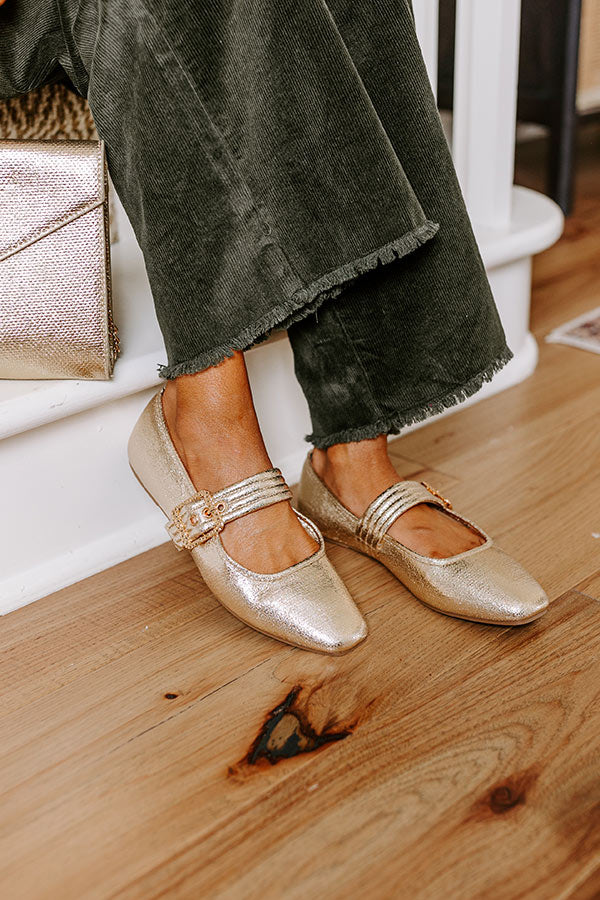 The Grace Metallic Flat