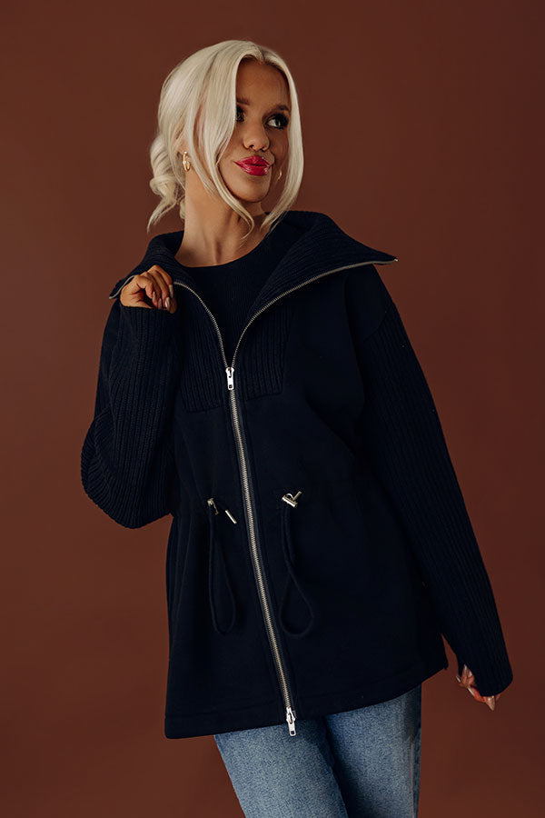 Fall Stroll Drawstring Jacket Image - 2