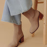 The Autumn Faux Nubuck Bootie in Iced Latte Image - 1