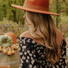 Fall Vibes Felt Fedora in Tan Image - 1