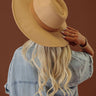 Fall Vibes Felt Fedora in Khaki Image - 1