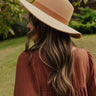 Fall Vibes Felt Fedora in Khaki Image - 1