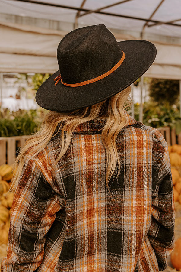 Vineyard Breeze Felt Fedora in Black