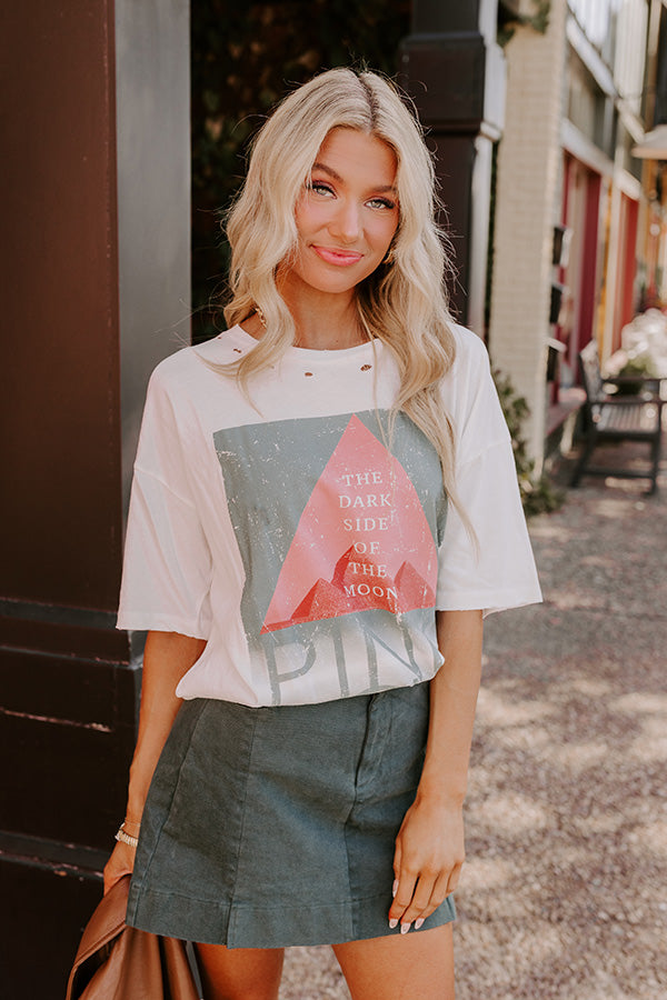 Pink Floyd Dark Side Tour Distressed Graphic Tee