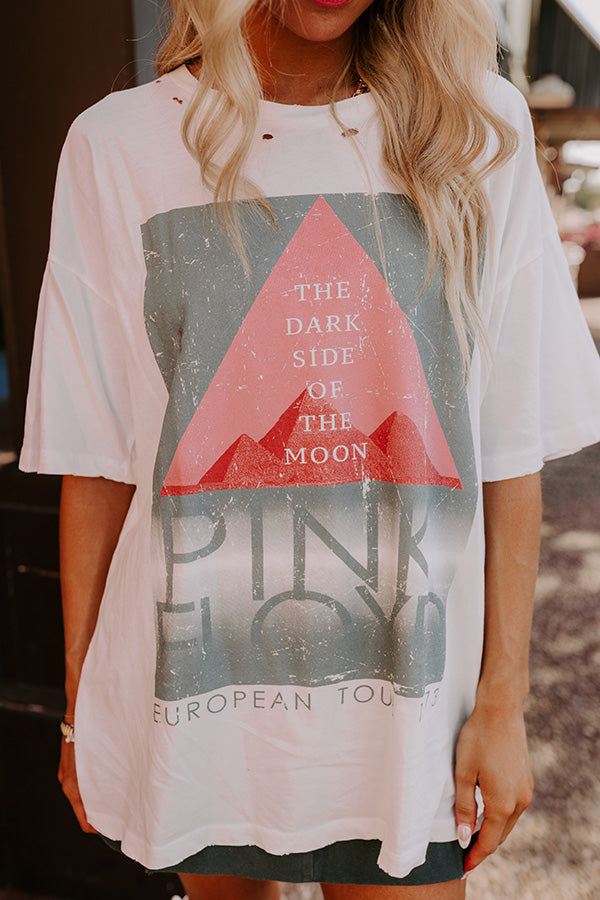 Pink Floyd Dark Side Tour Distressed Graphic Tee