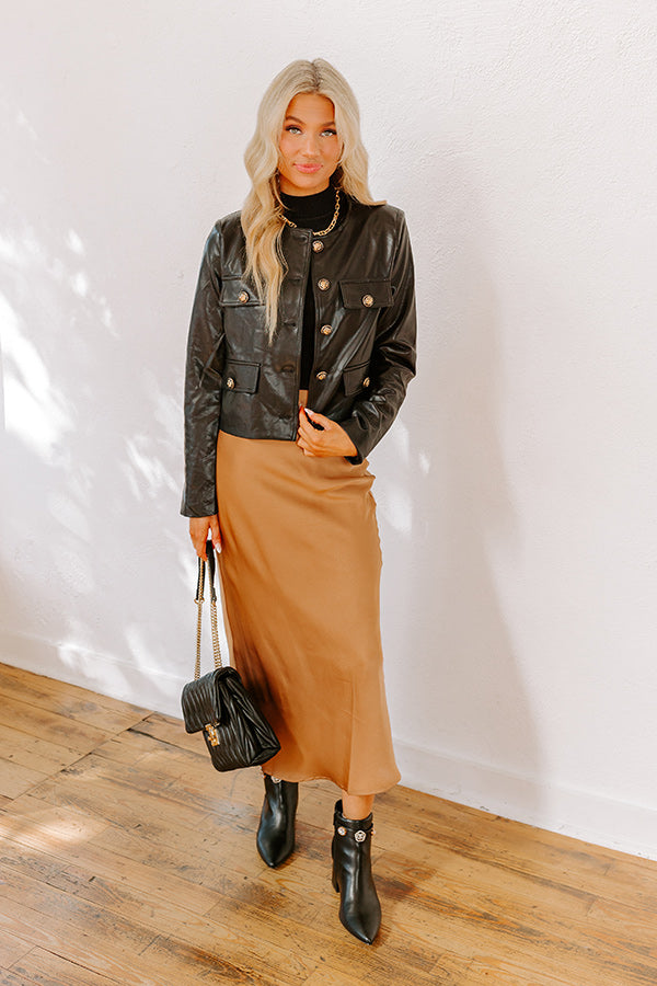 NYC Chic Faux Leather Jacket