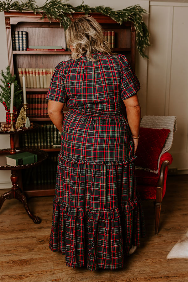 Polished Perfection Plaid Maxi Dress in Navy Curves Impressions Online Boutique Polished Perfection Plaid Maxi Dress in Navy Curves Impressions Online Boutique