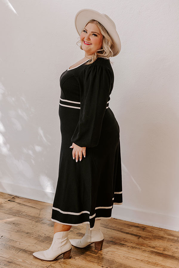 Sweet Whispers Knit Midi Curves