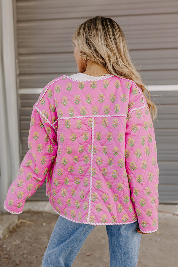 Floral Fields Quilted jacket