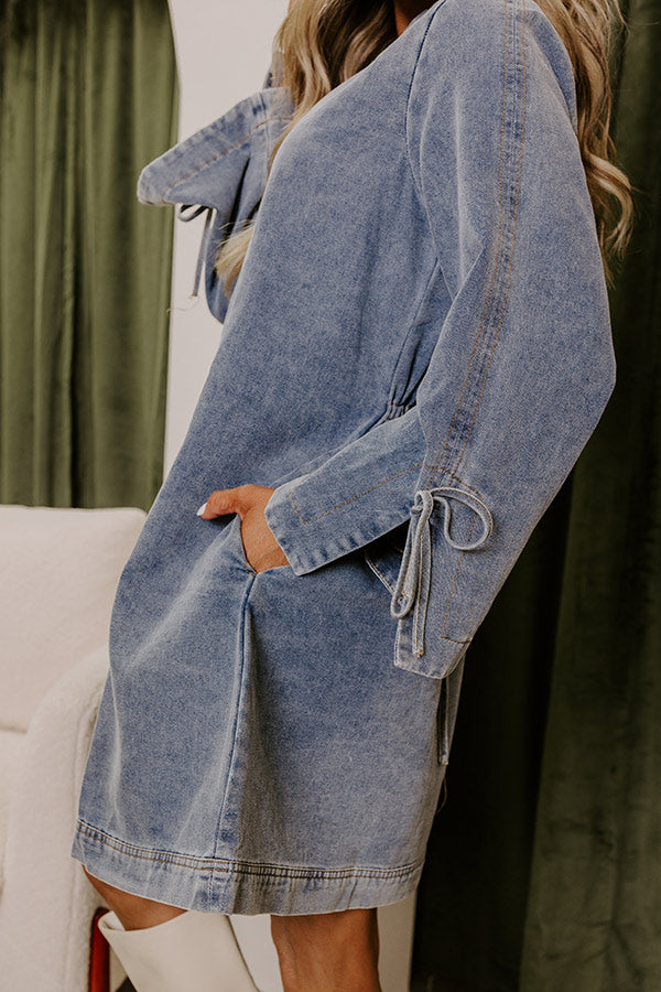 Casual Cue Denim Mini Dress Casual Cue Denim Mini Dress