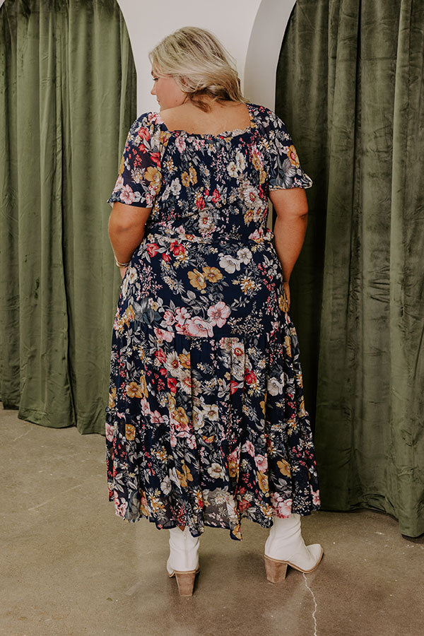 Sauvignon Style Floral Midi Curves