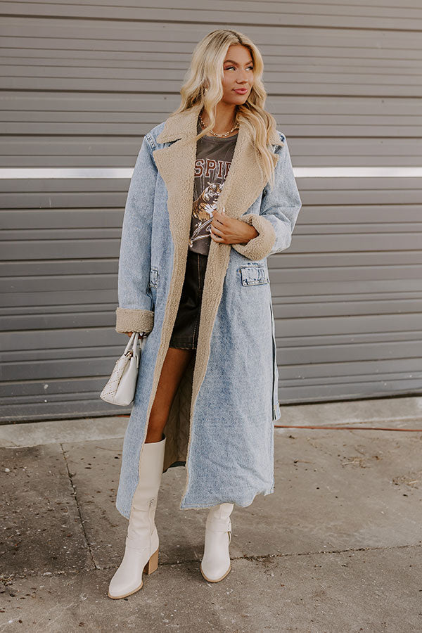 Central Park Chills Denim Coat