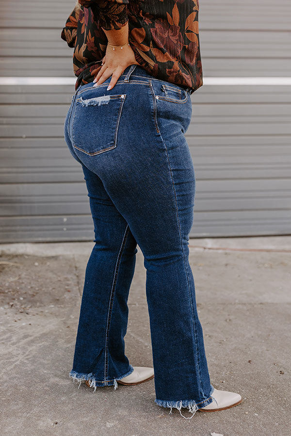 JUDY BLUE Ellison High Waist Bootcut Jean Curves